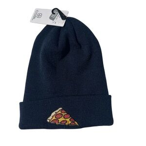 Coal “The Crave” Pizza Beanie | Mid-Length Cozy Toque | Navy | NWT Streetwear